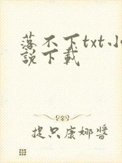 落不下txt小说下载