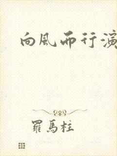 向风而行演员表