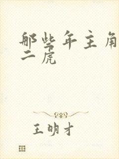 那些年主角是贾二虎