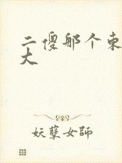 二傻那个东西真大