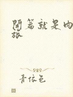 开篇就是肉的军旅