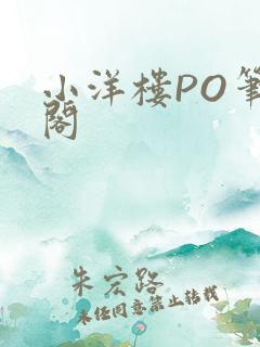 小洋楼PO笔趣阁