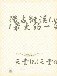 独占糙汉1.v1最火的一句