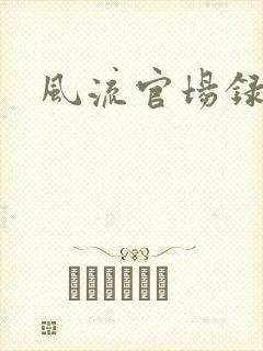 风流官场录