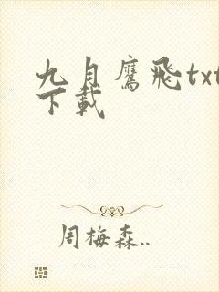 九月鹰飞txt下载