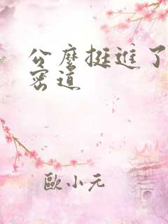 公么挺进了我的密道