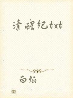 清醒纪txt