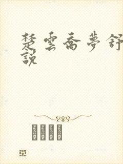 楚云乔梦舒的小说