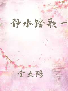 静水踏歌一流年