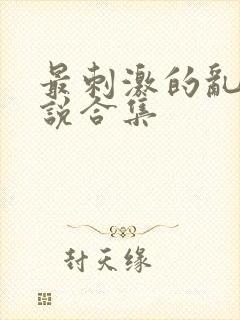 最刺激的乱惀小说合集