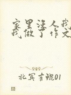 家里没人我哥把我做了作文