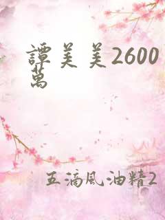 谭美美2600万