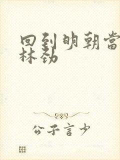 回到明朝当王爷林劲