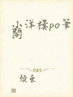 小洋楼po笔趣阁