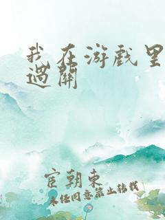 我在游戏里靠挨过关