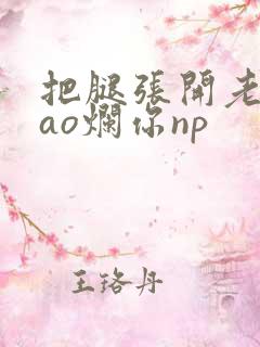 把腿张开老子cao烂你np