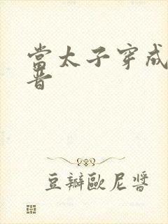 当太子穿成大福晋