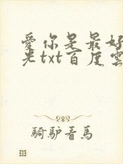 爱你是最好的时光txt百度云