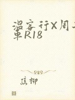 温客行X周子舒车R18