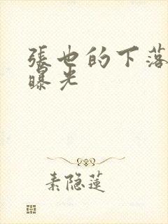 张也的下落终于曝光