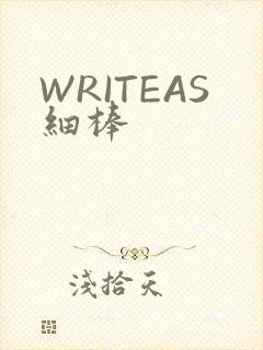 WRITEAS细棒