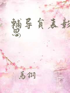 辅导员表彰周思思