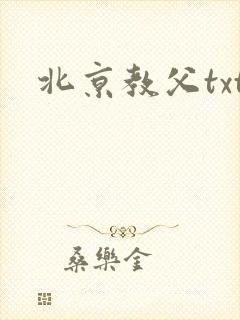 北京教父txt