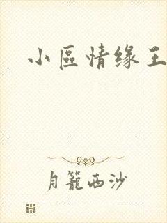 小区情缘王丽萍