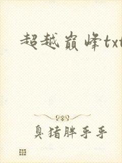 超越巅峰txt