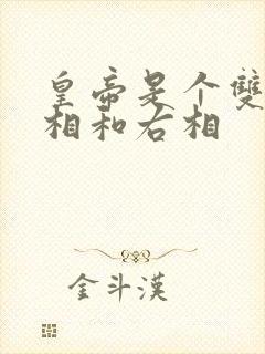 皇帝是个双被左相和右相