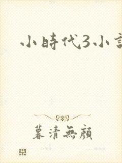 小时代3小说