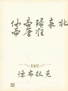 仙帝归来北斗仙帝唐准