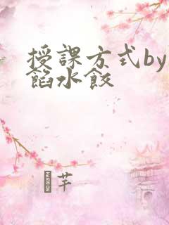 授课方式by肉馅水饺