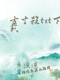 方寸杀txt下载