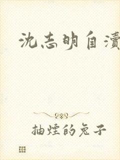 沈志明自渎事件