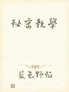 秘密教学