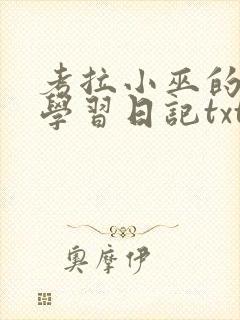 考拉小巫的英语学习日记txt