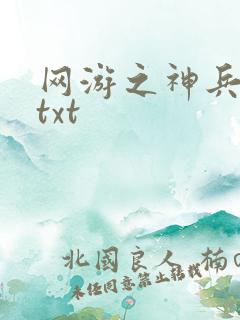 网游之神兵利器txt