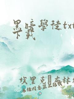 黑暗学徒txt下载