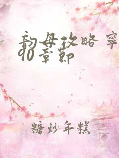 韵母攻略宁秋婉90章节