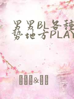 男男BL各种姿势地方PLAY文