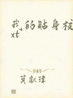 我的贴身校花txt