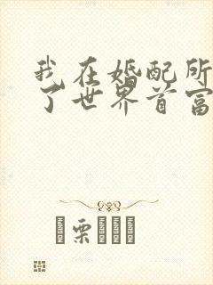 我在婚配所摇到了世界首富小说