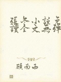 张冬小说免费阅读全文无弹窗