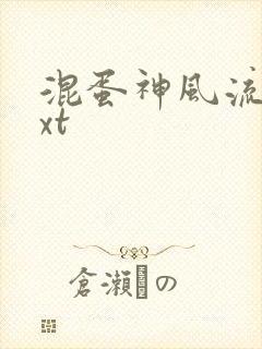 混蛋神风流史txt