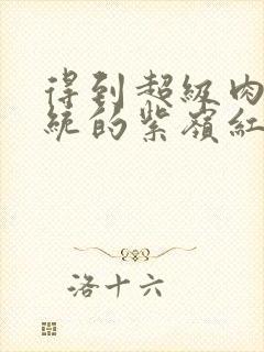 得到超级肉禽系统的紫岭红山