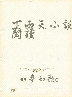 下雨天小说免费阅读