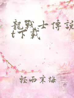 龙战士传说txt下载