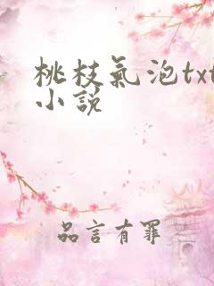 桃枝气泡txt小说