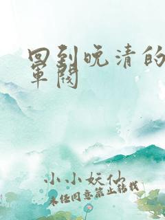 回到晚清的南洋军阀